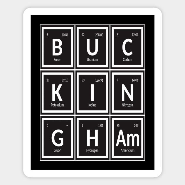 Buckingham Elements Magnet by Maozva-DSGN